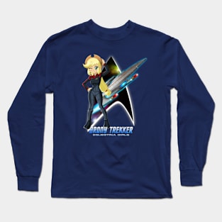 Brony Trekker: Equestria Girls AJ Ver. Long Sleeve T-Shirt